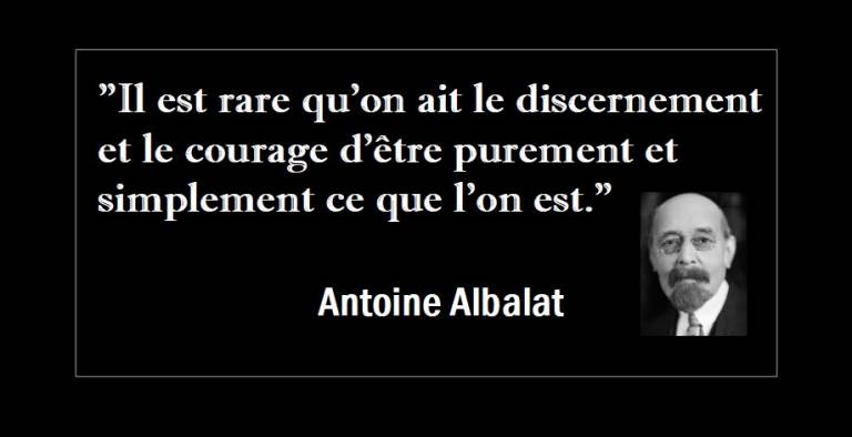 Citation sur l'originalité de A. Albalat