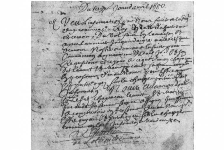 Métier : bourreau. 1649 à 1733