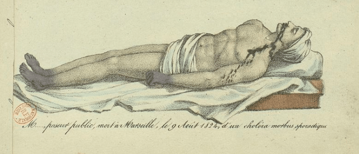 Mort à Marseille du choléra-morbus