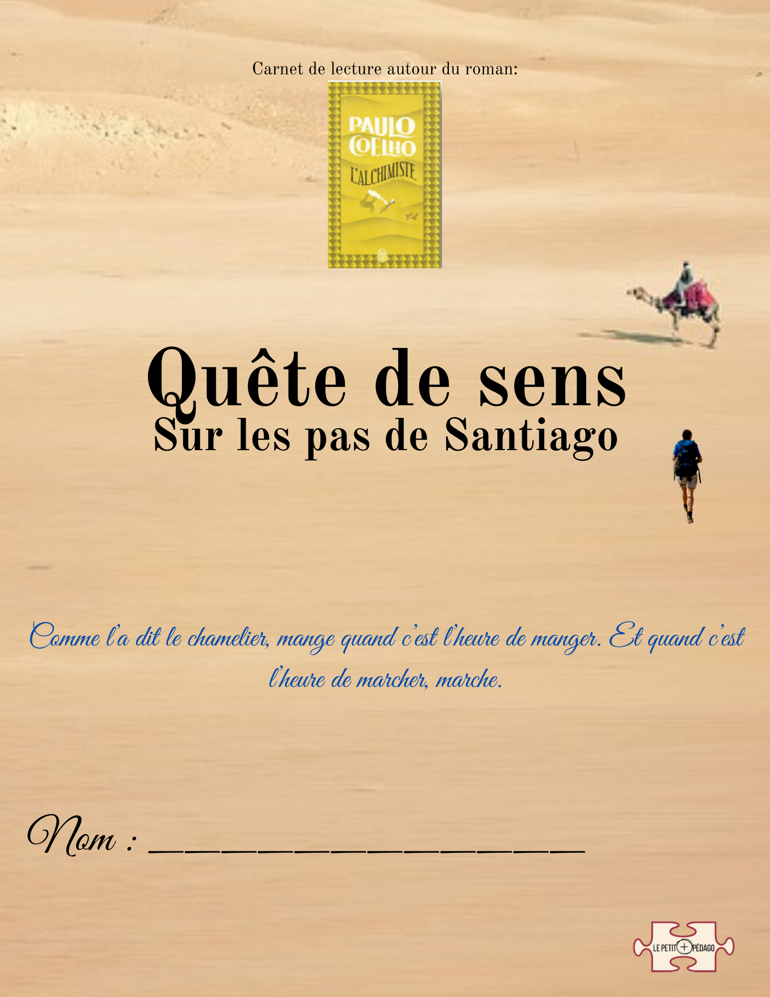 Carnet de lecture. L'Alchimiste de Paulo Coelho