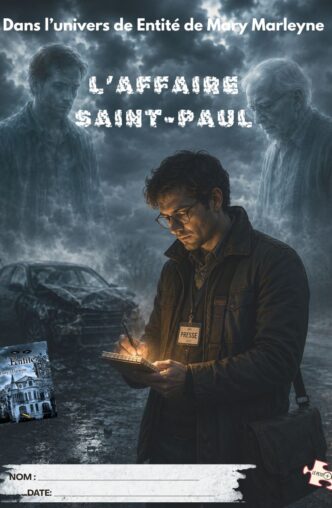 Carnet de lecture. L'affaire Saint-Paul. Entité de Mary Marleyne