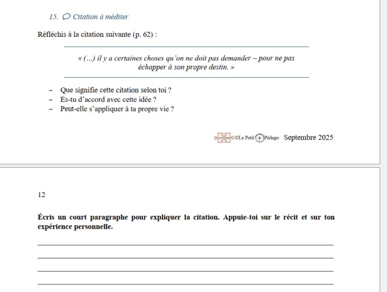 Quête de sens. Carnet de lecture. L'Alchimiste – Image 7