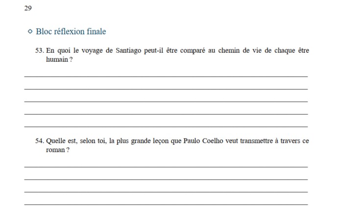 Quête de sens. Carnet de lecture. L'Alchimiste – Image 4
